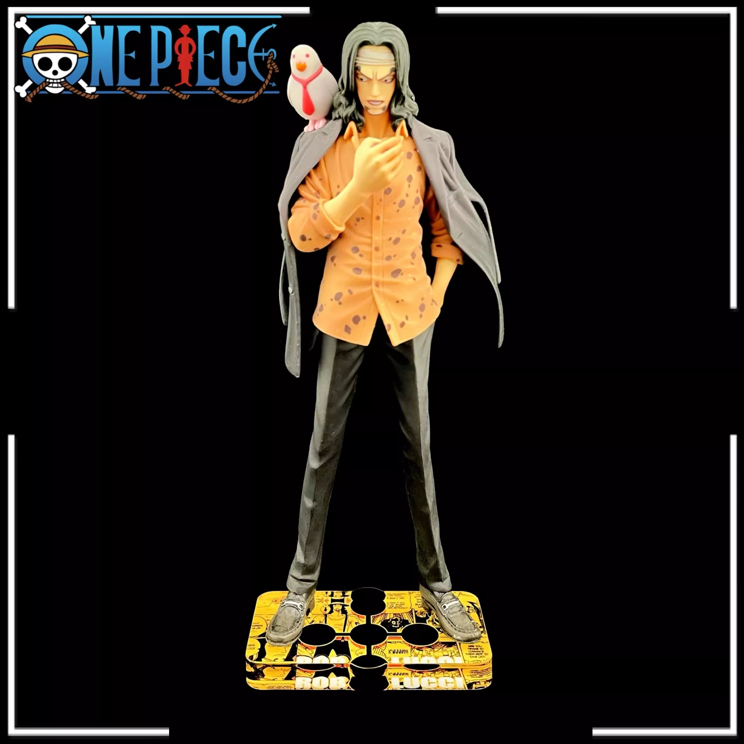 海賊王 SC造形王頂上決戰 vol.4 路基 路奇 CP9 航海王 公仔底座 壓克力底座 彩色底座