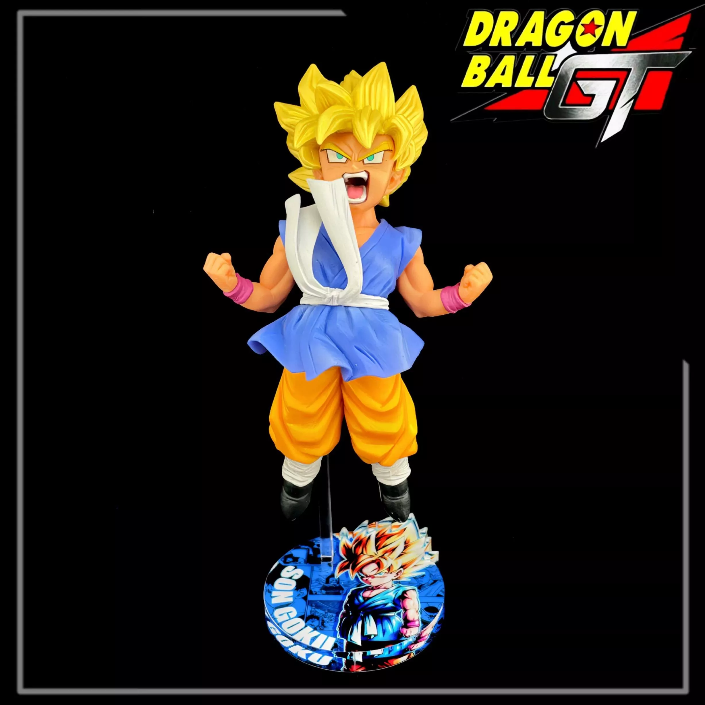 七龍珠 FES 其之十六 小悟空 龍珠GT 公仔底座 壓克力底座 彩色底座