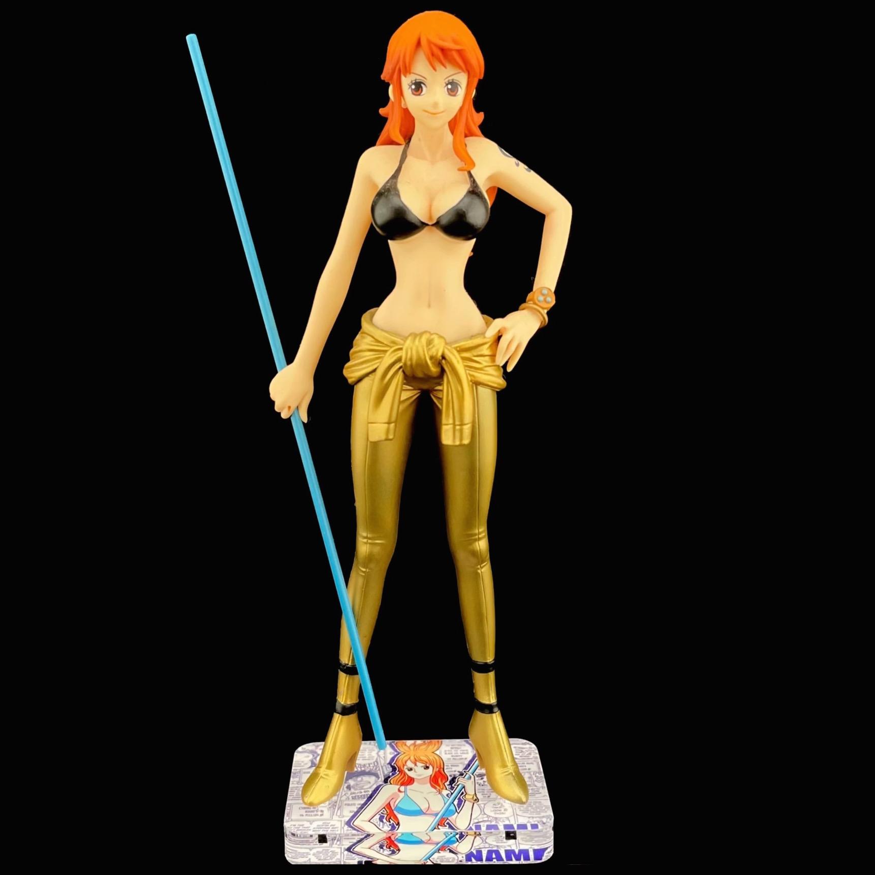 海賊王 DXF 劇場版 Film Gold 娜美 航海王 公仔底座 壓克力底座 彩色底座