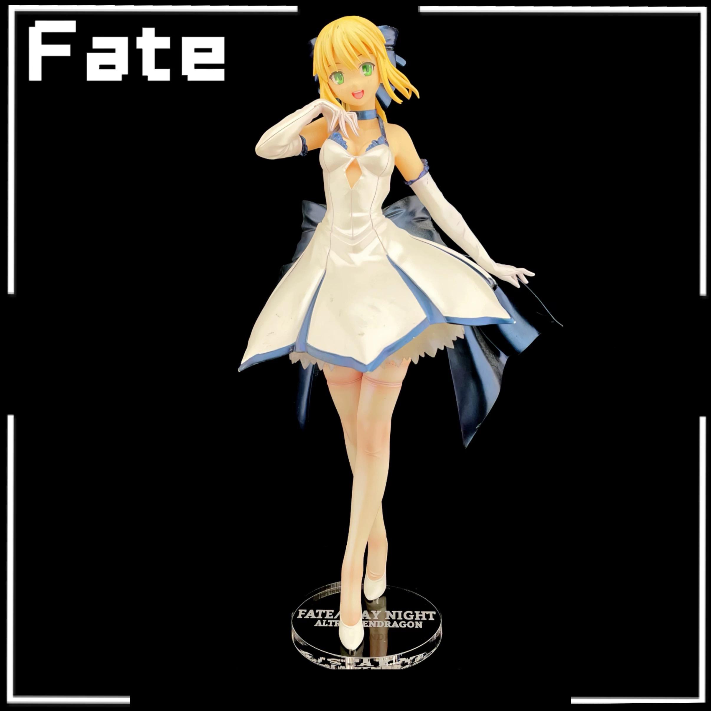 Fate/stay night Alter 10週年 白賽巴 Saber 公仔底座 壓克力底座 彩色底座