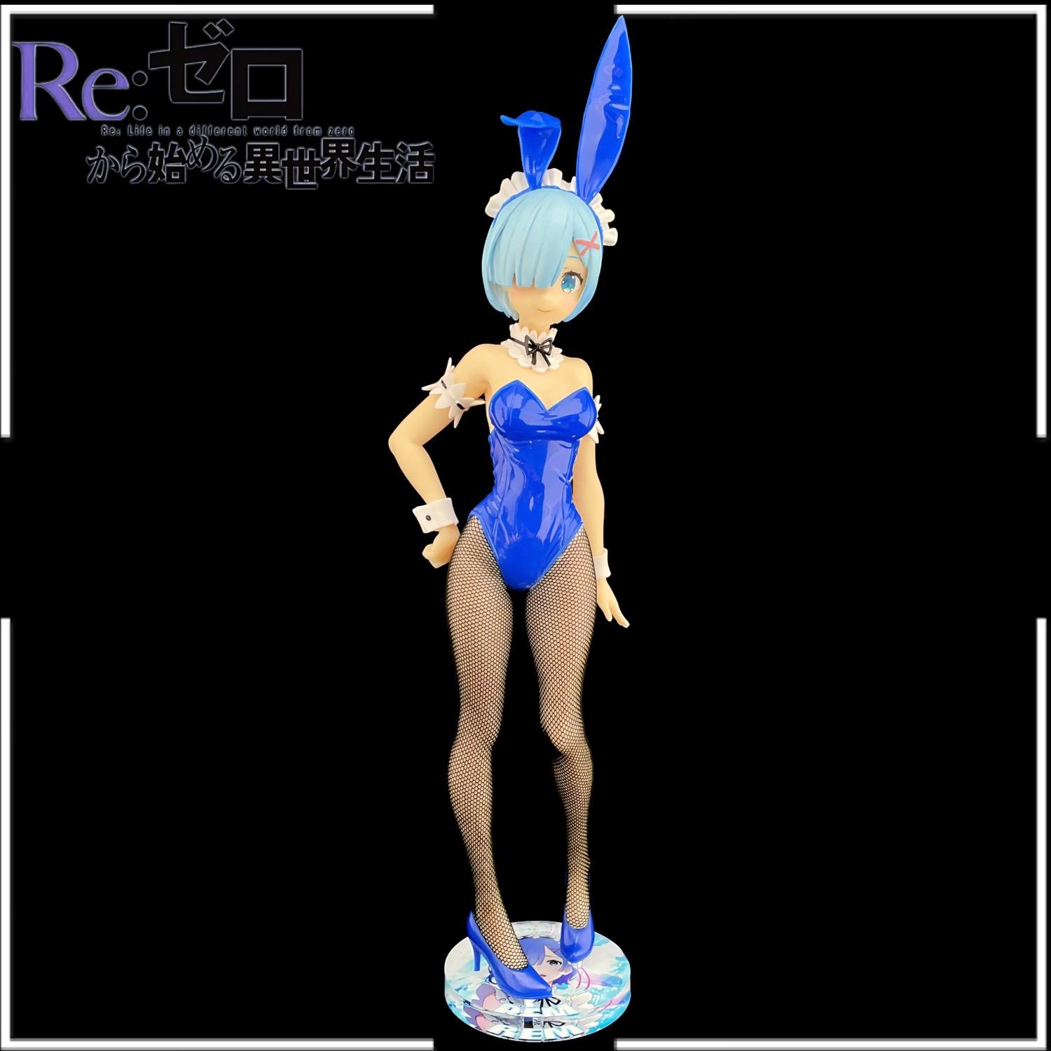 Re:Zero FuRyu BiCute 拉姆 雷姆 兔女郎 從零開始的異世界生活 公仔底座 壓克力底座 彩色底座