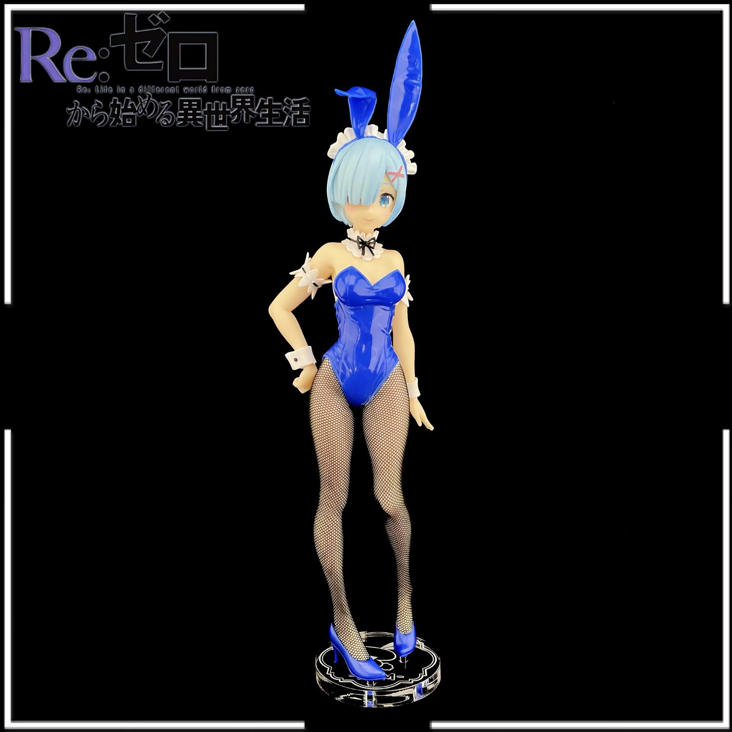 Re:Zero FuRyu BiCute 拉姆 雷姆 兔女郎 從零開始的異世界生活 公仔底座 壓克力底座 彩色底座