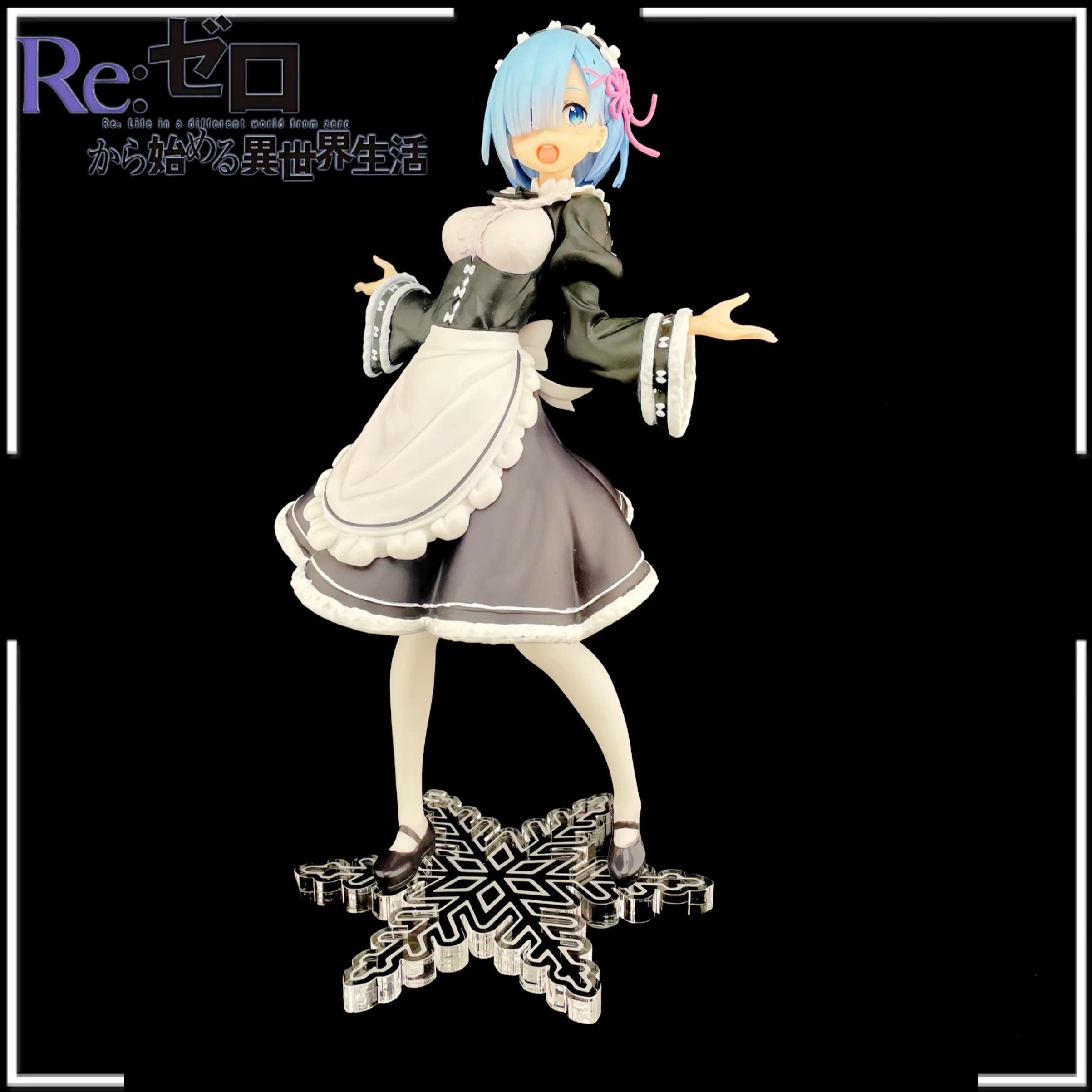 Re:Zero TAITO 冬季女僕ver. 雷姆 從零開始的異世界生活 公仔底座 壓克力底座 彩色底座