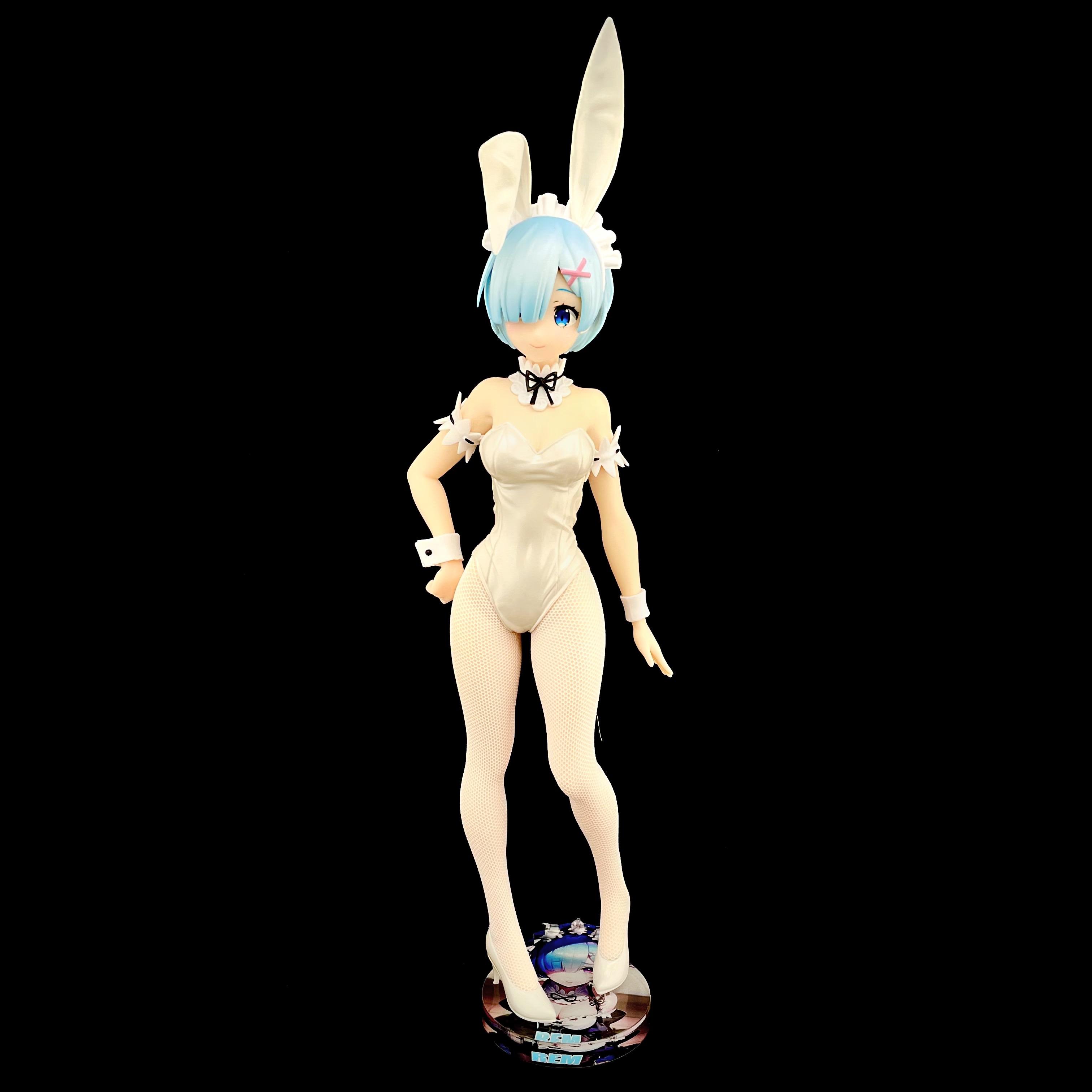 Re:Zero FuRyu BiCute 拉姆 雷姆 兔女郎 從零開始的異世界生活 公仔底座 壓克力底座 彩色底座