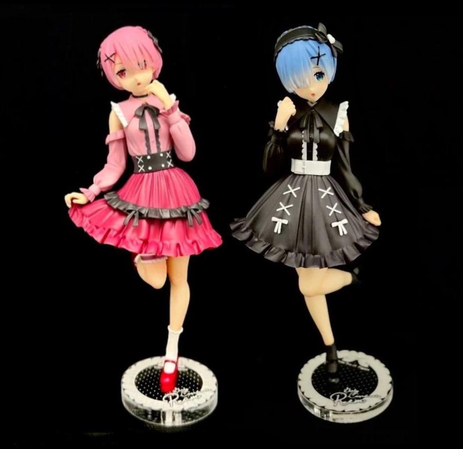 Re:Zero FuRyu Trio-Try-iT Girly Coordinate 拉姆 雷姆 從零開始的異世界生活 公仔底座 壓克力底座 彩色底座