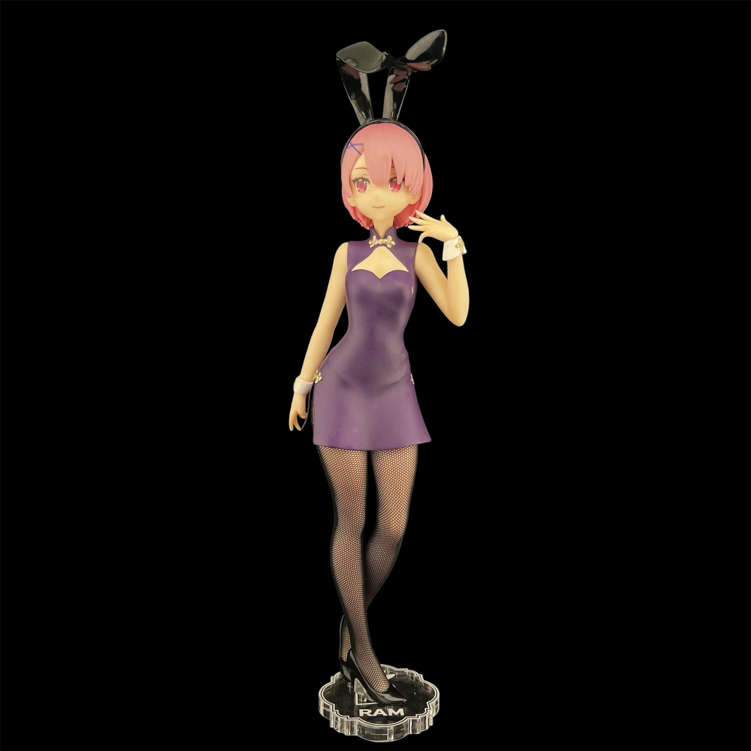 Re:Zero FuRyu Bicute Bunnies 拉姆 雷姆 旗袍兔女郎 從零開始的異世界生活 公仔底座 壓克力底座