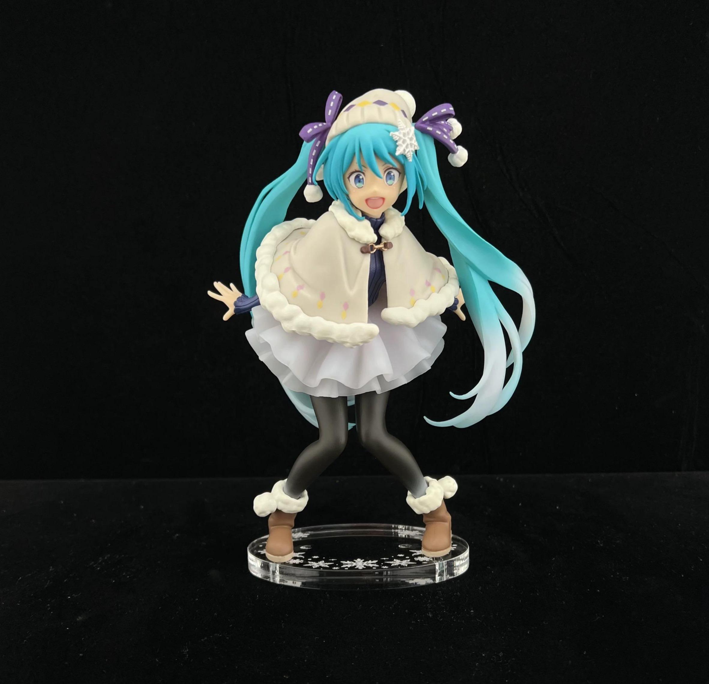 初音未來 TAITO 冬服 初音 公仔底座 壓克力底座 彩色底座