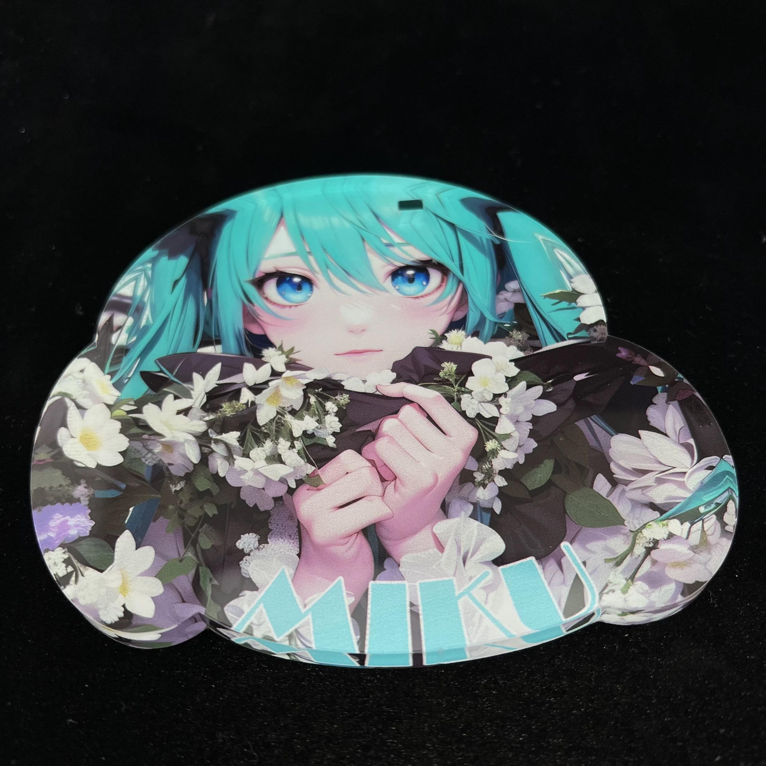 初音未來 TAITO 私服ver. 初音 公仔底座 壓克力底座 彩色底座