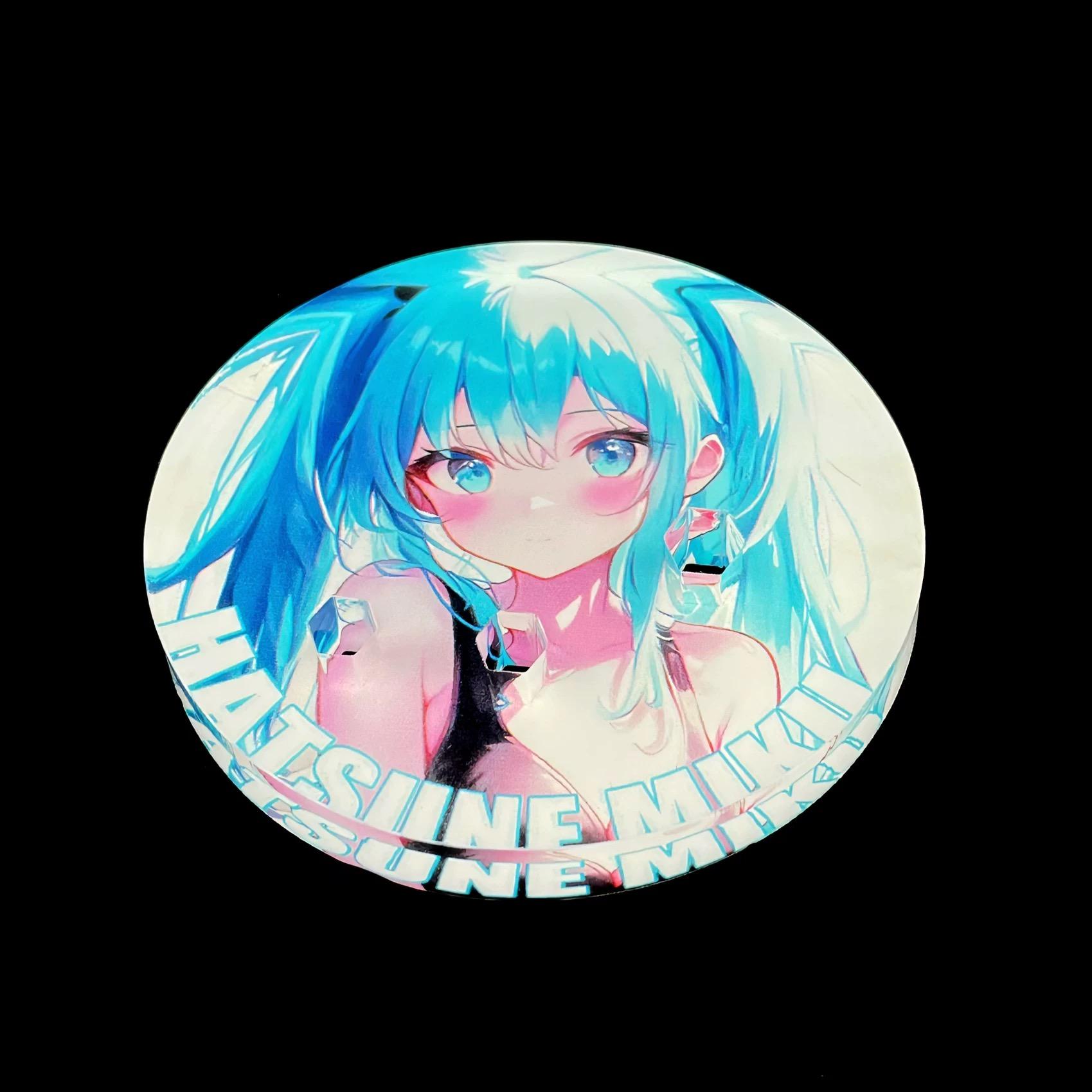 初音未來 FuRyu BiCuteBunnies 初音 街頭ver. 公仔底座 壓克力底座 彩色底座