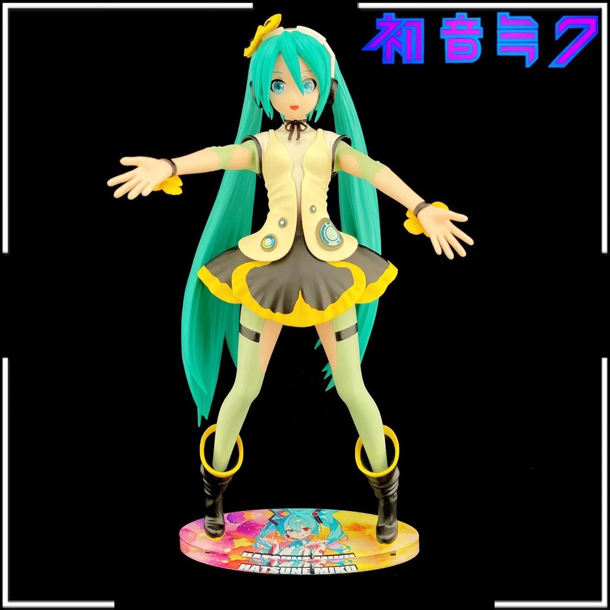 初音未來 SEGA SPM 三色堇 初音 公仔底座 壓克力底座 彩色底座