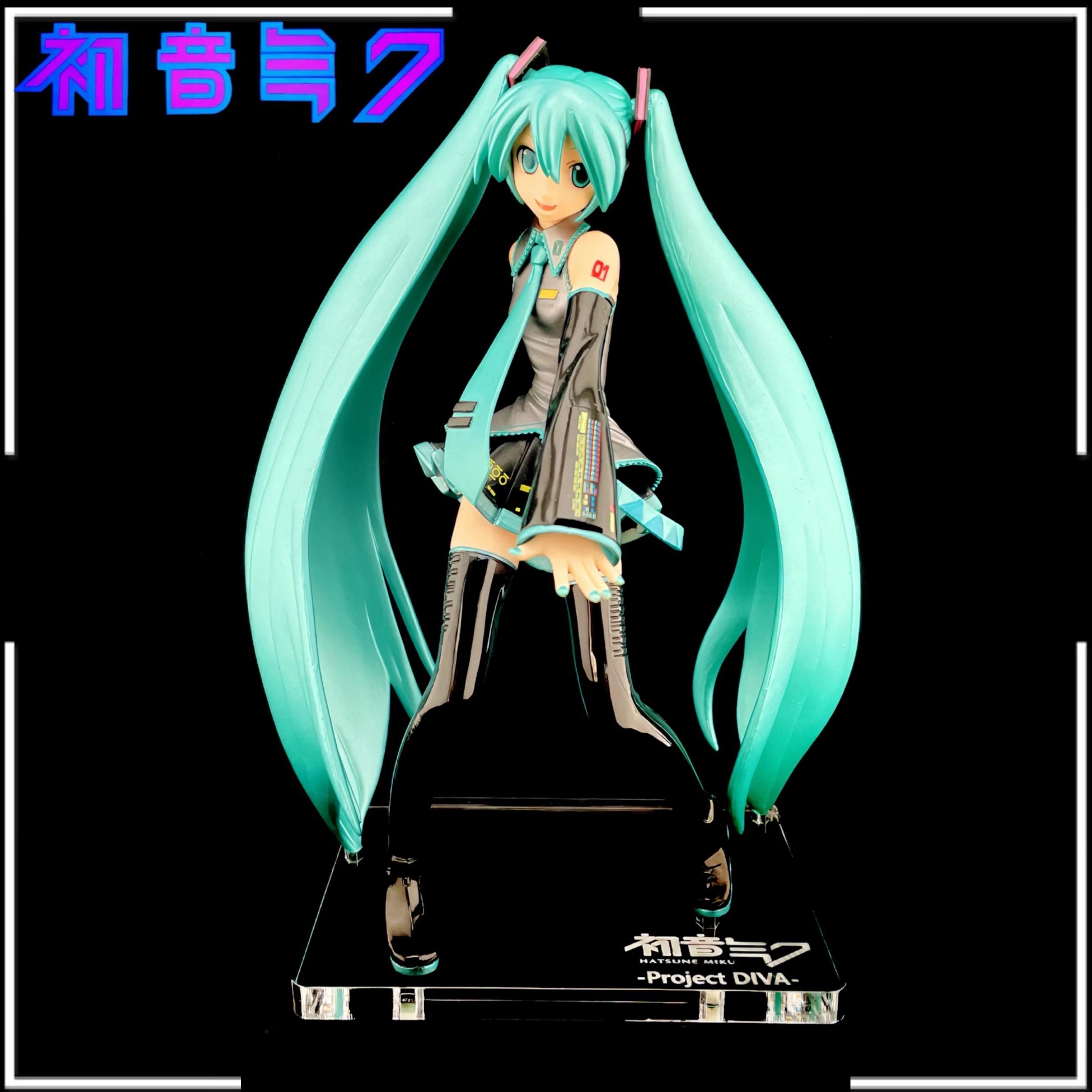 初音未來 SEGA Project DIVA 初音 公仔底座 壓克力底座 彩色底座