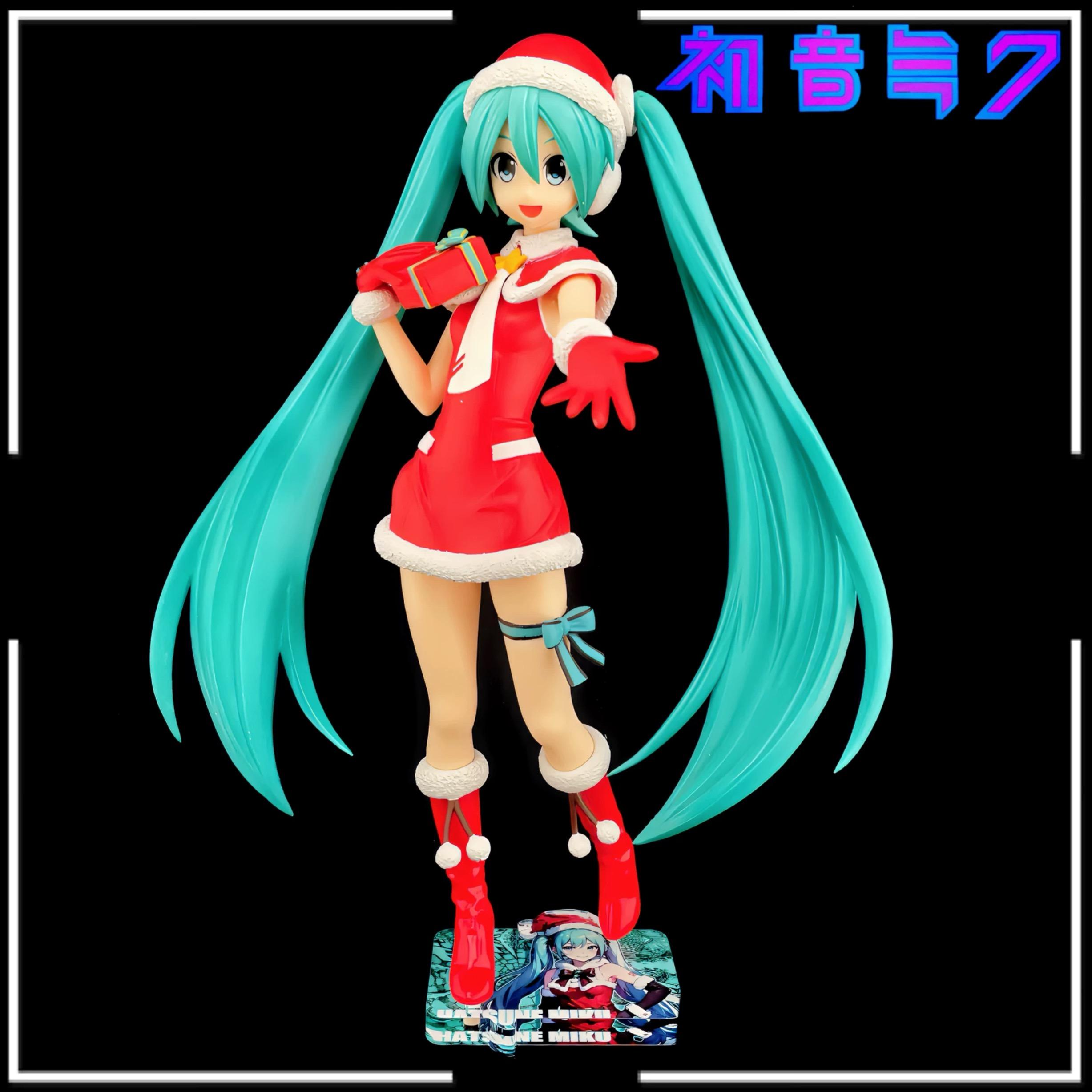 初音未來 SEGA SPM 聖誕節 初音 Project DIVA F 2nd 公仔底座 壓克力底座 彩色底座