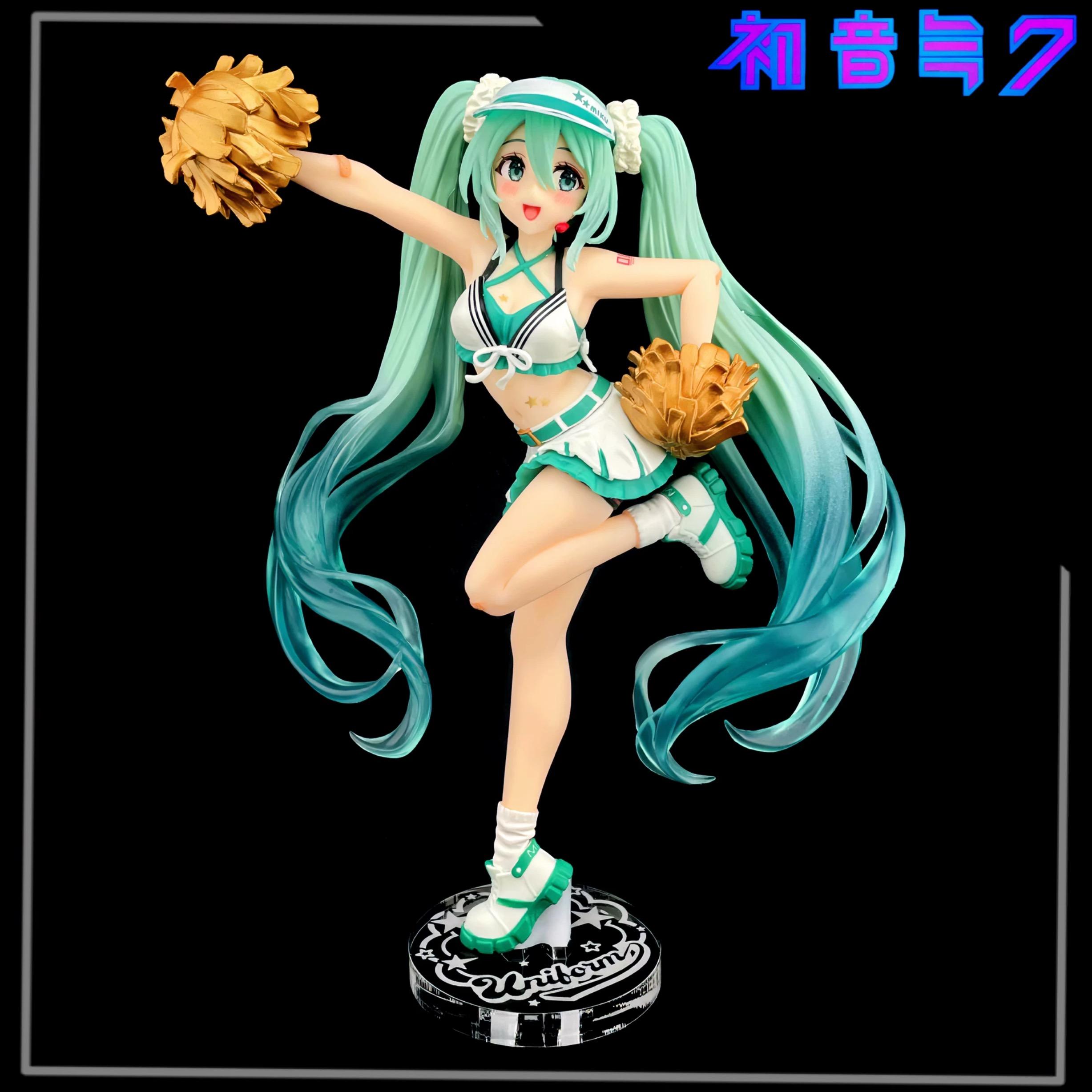 初音未來 TAITO Fashion 制服 啦啦隊 初音 公仔底座 壓克力底座 彩色底座