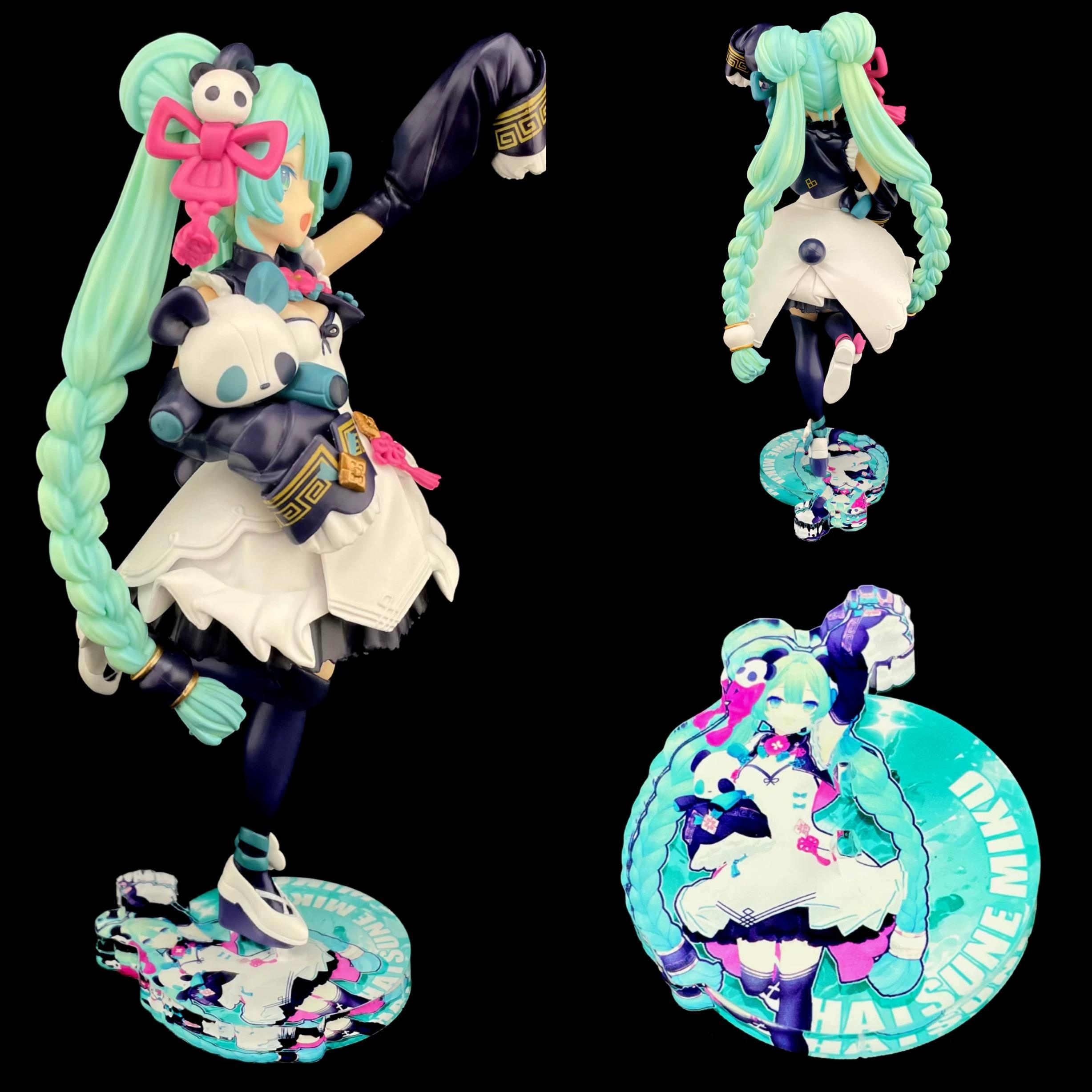 初音未來 SEGA Luminasta 現代中華 初音 公仔底座 壓克力底座 彩色底座