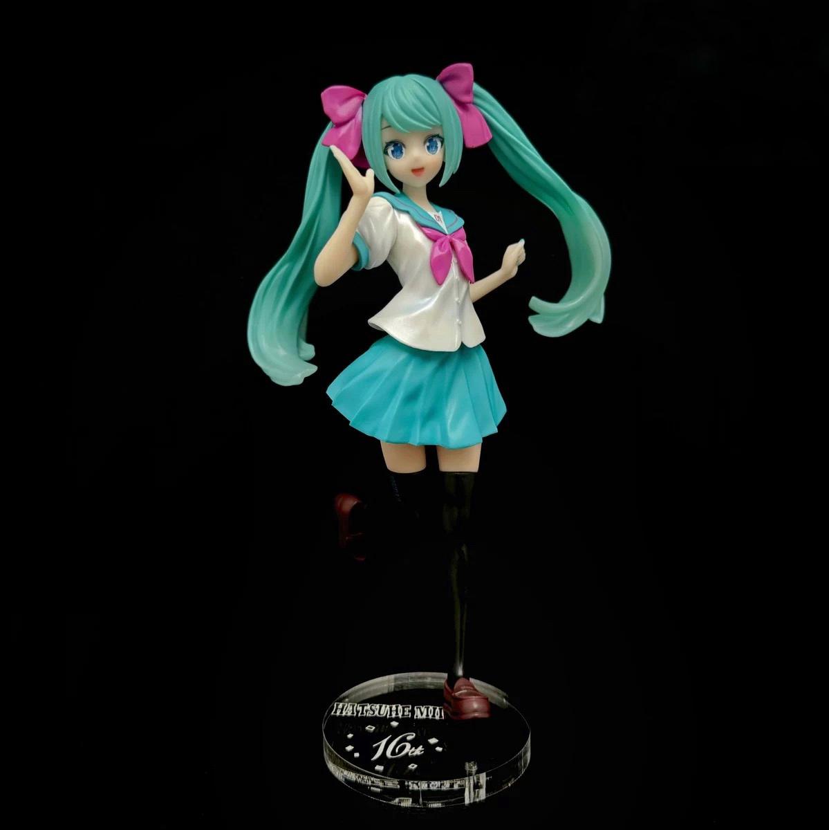 初音未來 SEGA Luminasta 16週年 KEI VER. 初音 公仔底座 壓克力底座 彩色底座