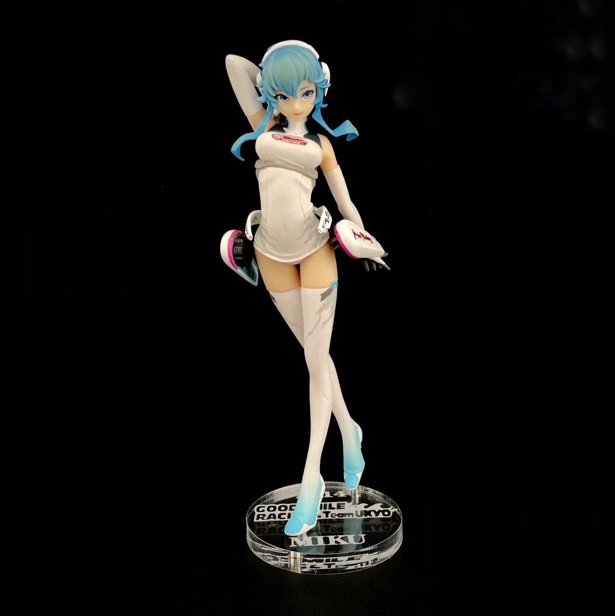 初音未來 BANPRESTO SQ 2014 RACING ver. 初音 公仔底座 壓克力底座 彩色底座