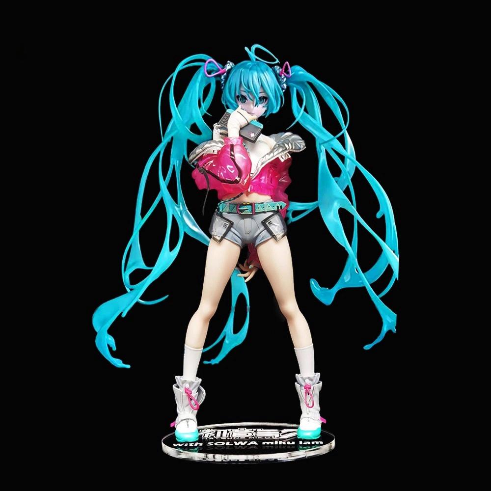 初音未來 GSC with SOLWA 初音 公仔底座 壓克力底座 彩色底座