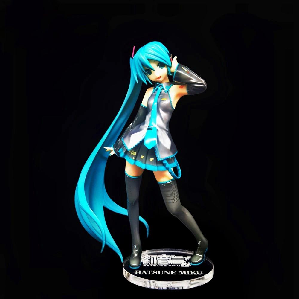 初音未來 GSC CM 2009 初音 公仔底座 壓克力底座 彩色底座