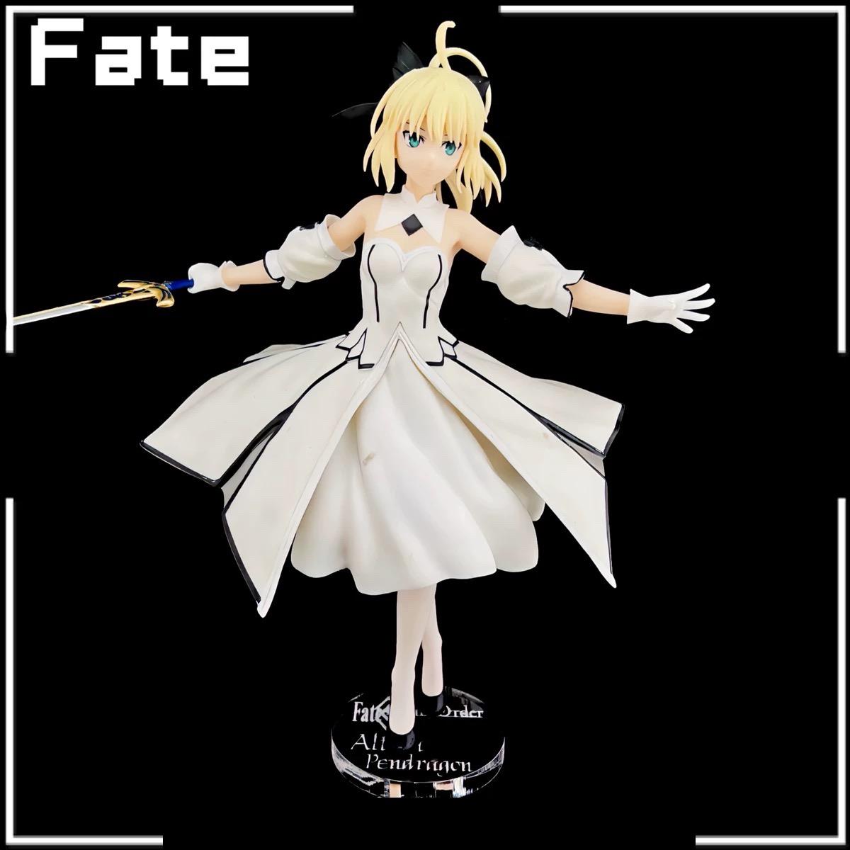 Fate/Grand Order SEGA SPM Saber 莉莉 白賽巴 FGO 公仔底座 壓克力底座 彩色底座