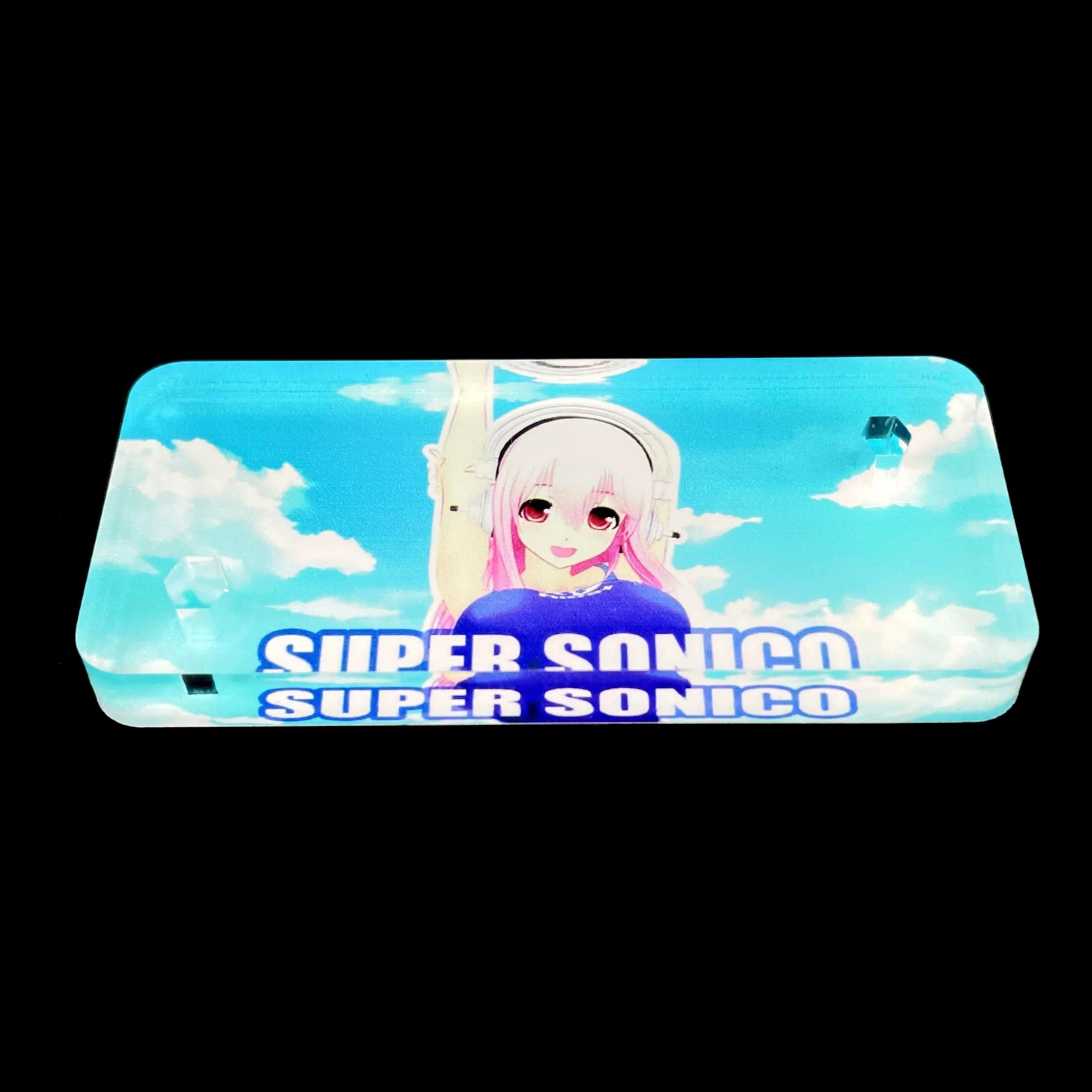 超級索尼子 FuRyu 90's 體操服 Super Sonico 公仔底座 壓克力底座