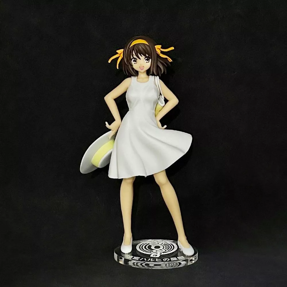 涼宮春日的憂鬱 ∞ 白洋裝 涼宮春日 公仔底座 壓克力底座