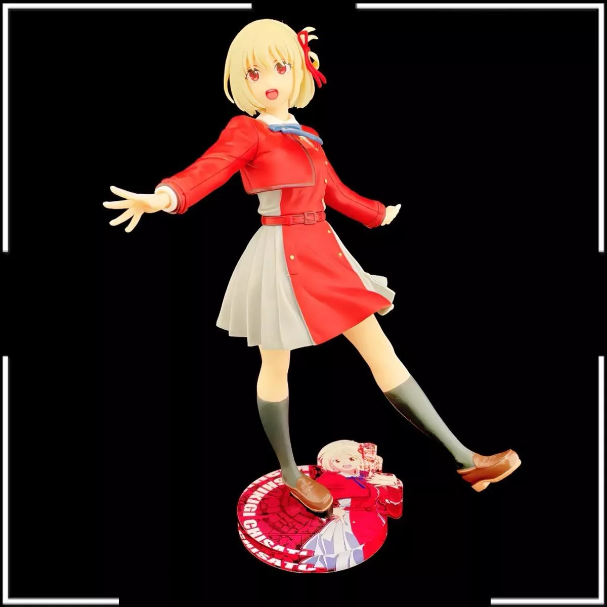 莉可麗絲 TAITO Coreful 錦木千束 制服Ver. 公仔底座 壓克力底座