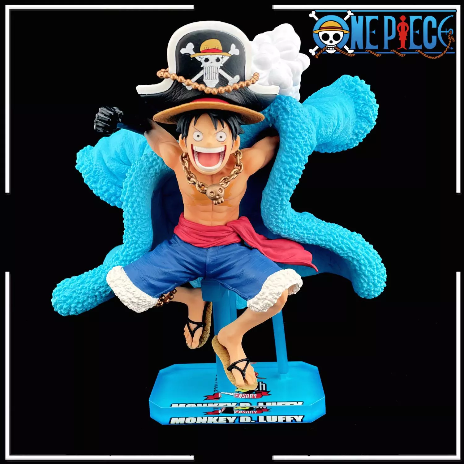 海賊王 一番賞 藍衣20週年 魯夫 航海王 公仔底座