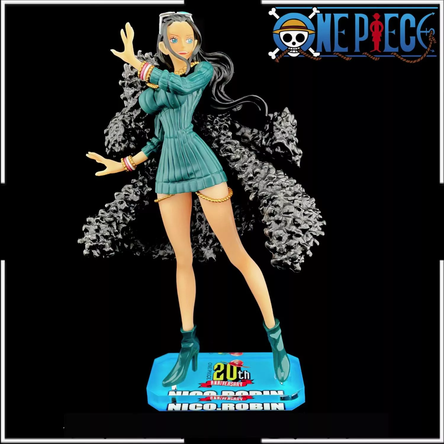 海賊王 一番賞 藍衣20週年 羅賓 航海王 公仔底座