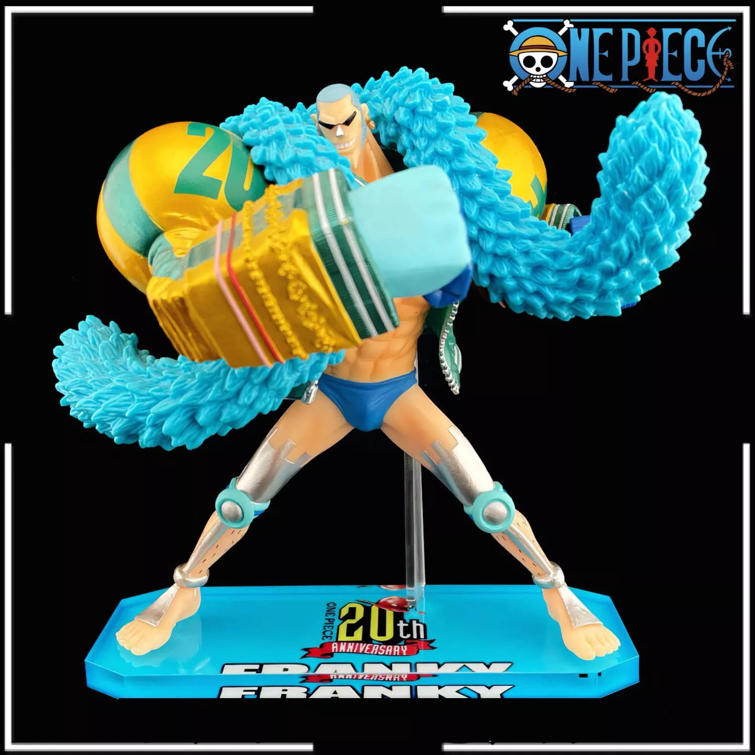 海賊王 一番賞 藍衣20週年 弗朗基 航海王 公仔底座