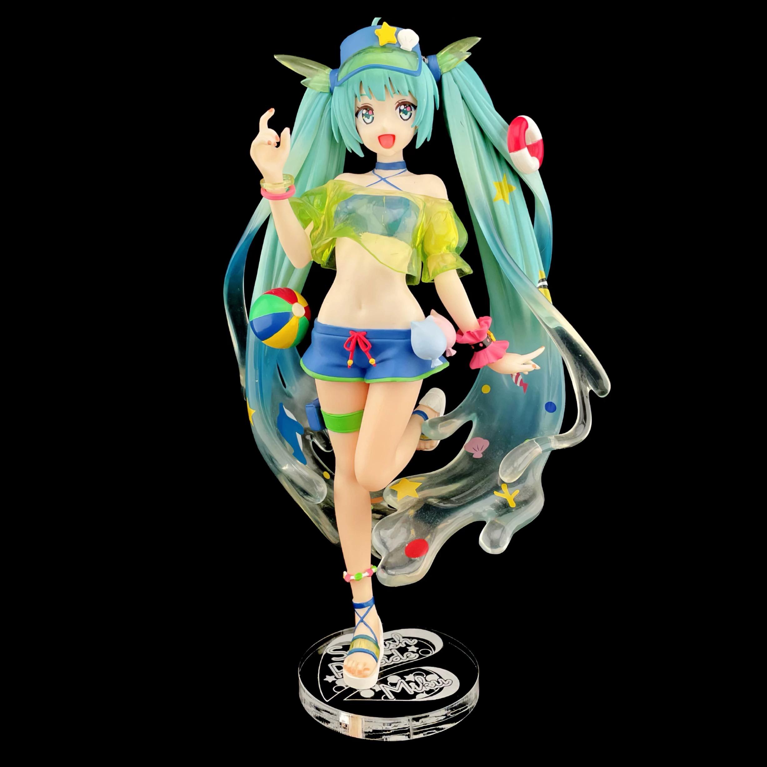 初音未來 SEGA SPM 初音 スプラッシュパレード  公仔底座 壓克力底座