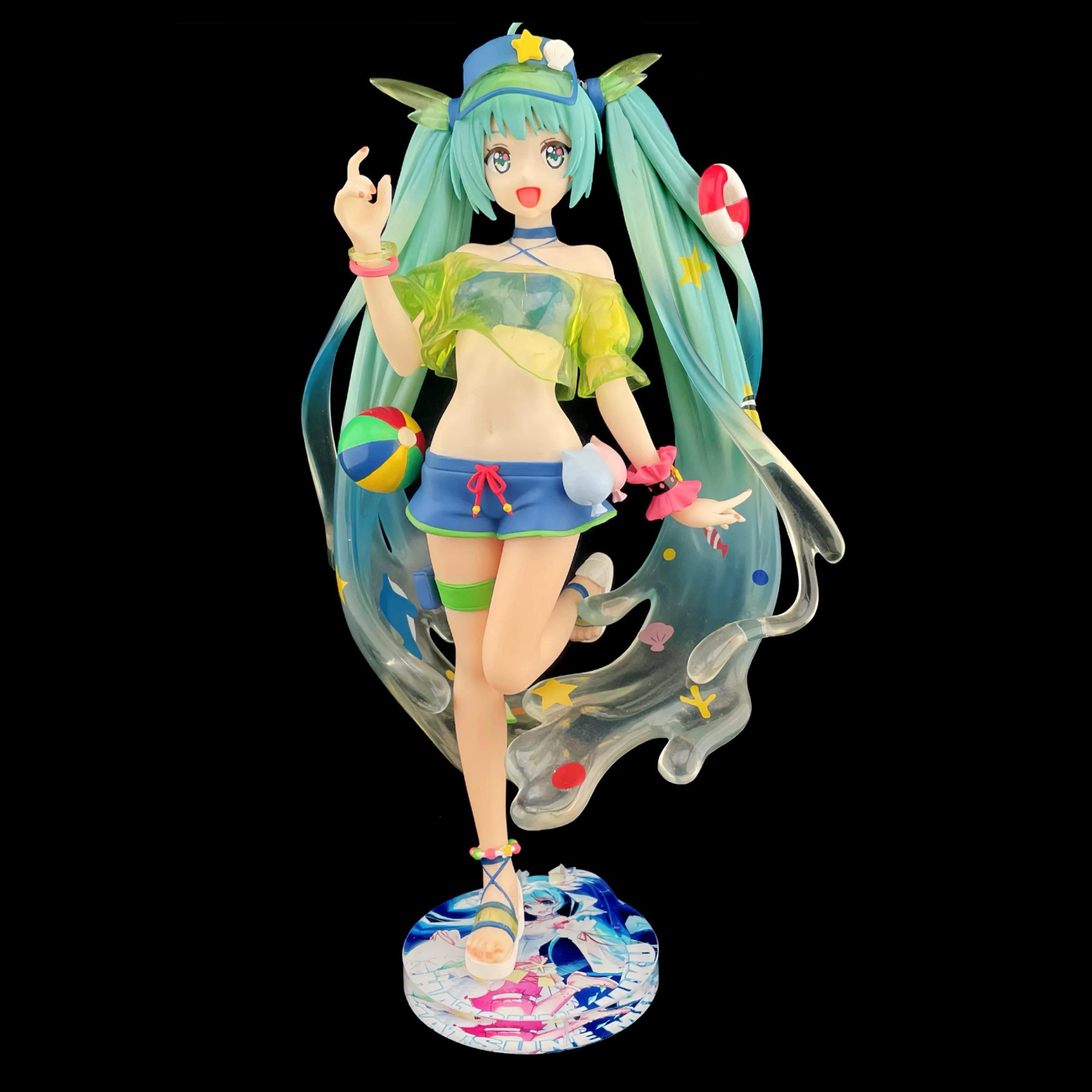 初音未來 SEGA SPM 初音 スプラッシュパレード  公仔底座 壓克力底座