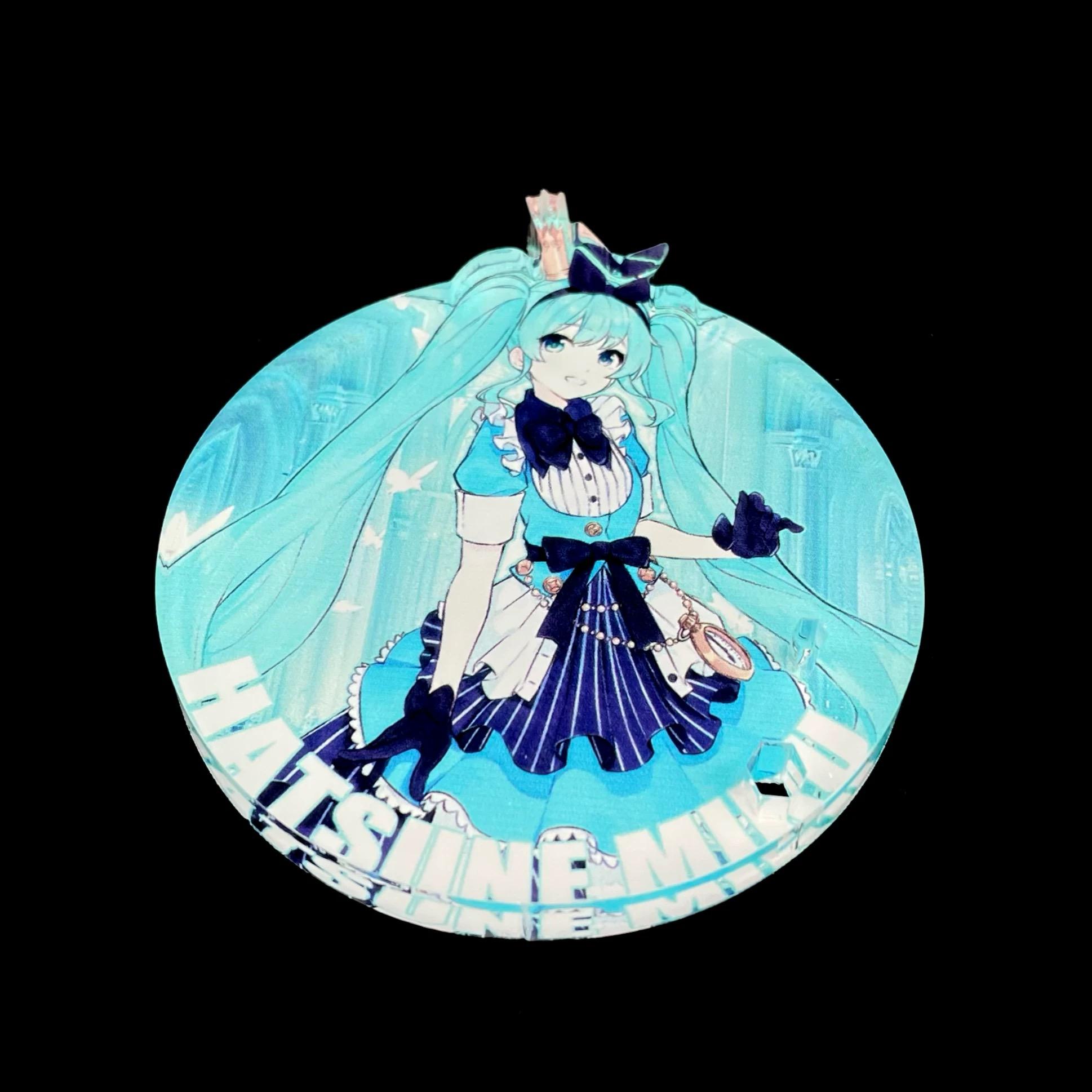 初音未來 TAITO AMP 初音 愛麗絲ver. 公仔底座 壓克力底座