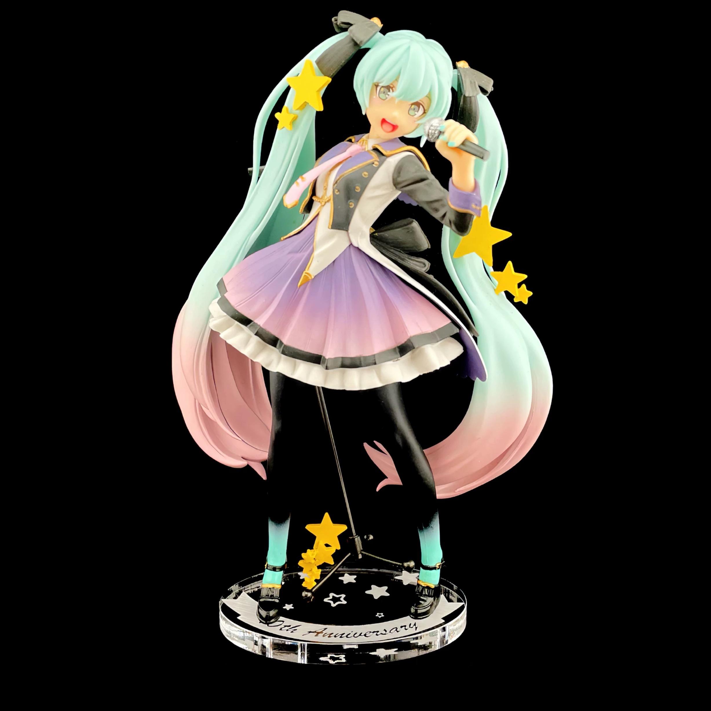 初音未來 TAITO 10週年 初音 公仔底座 壓克力底座