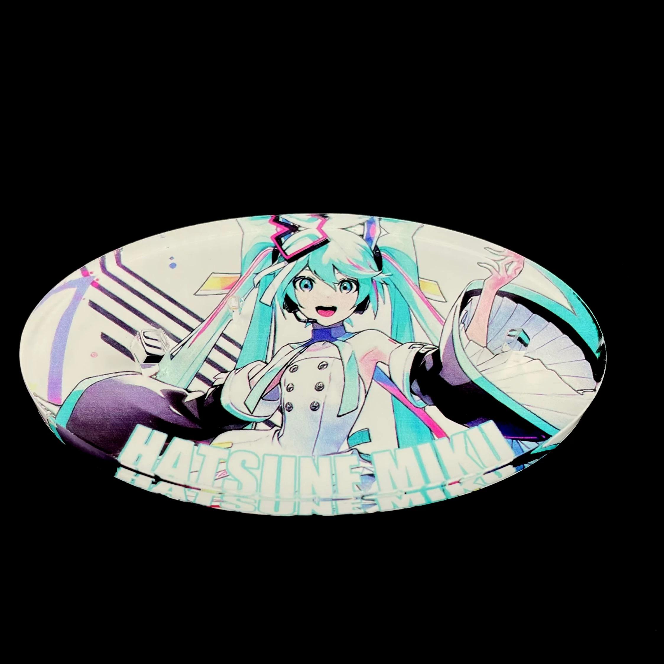 初音未來 TAITO 10週年 初音 公仔底座 壓克力底座