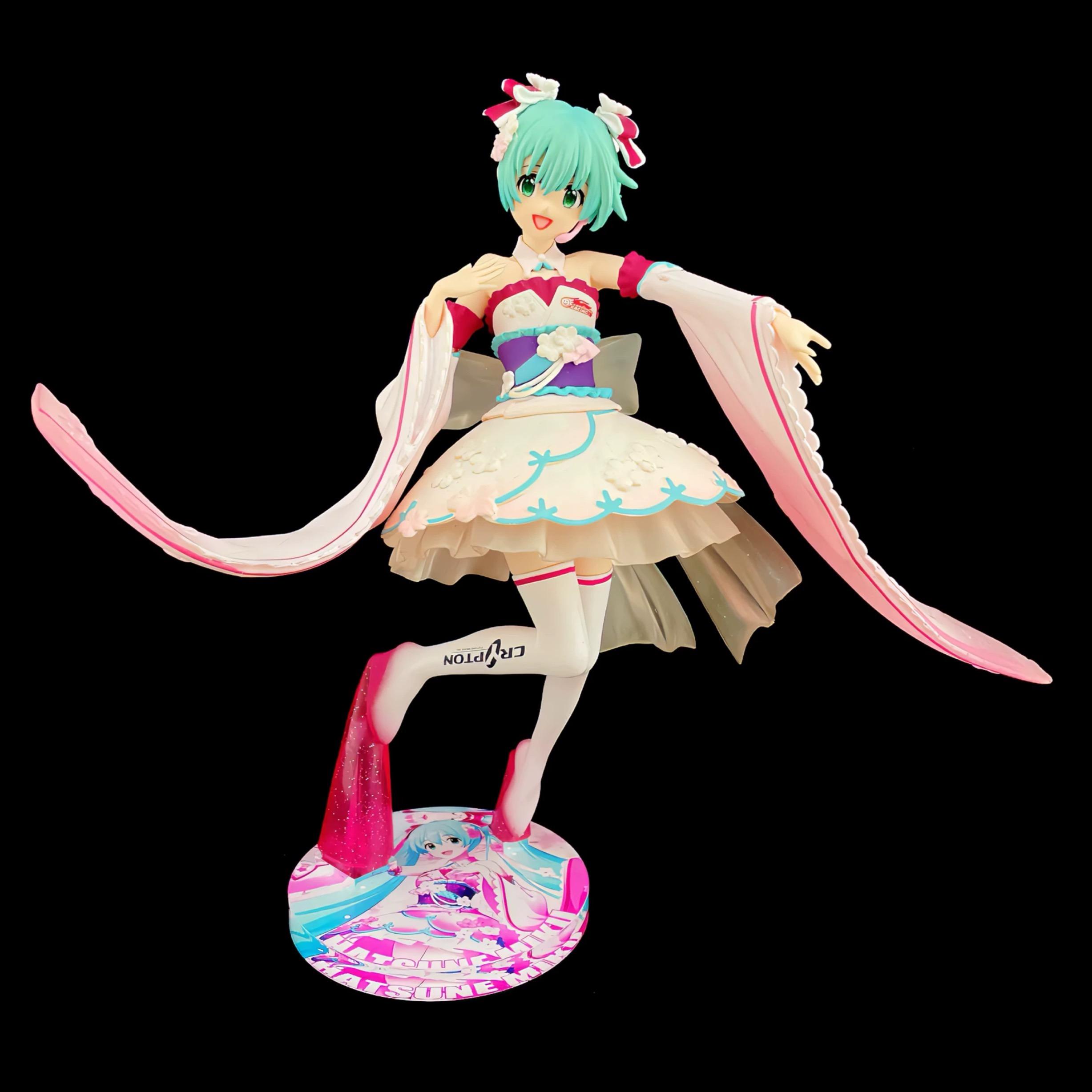 初音未來 ESPRESTO EST 2019 晴着ver. 初音 RACING MIKU 公仔底座 壓克力底座