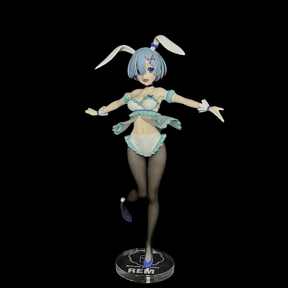 Re:Zero FuRyu Bicute 拉姆 雷姆 輕裝兔女郎 從零開始的異世界生活 公仔底座