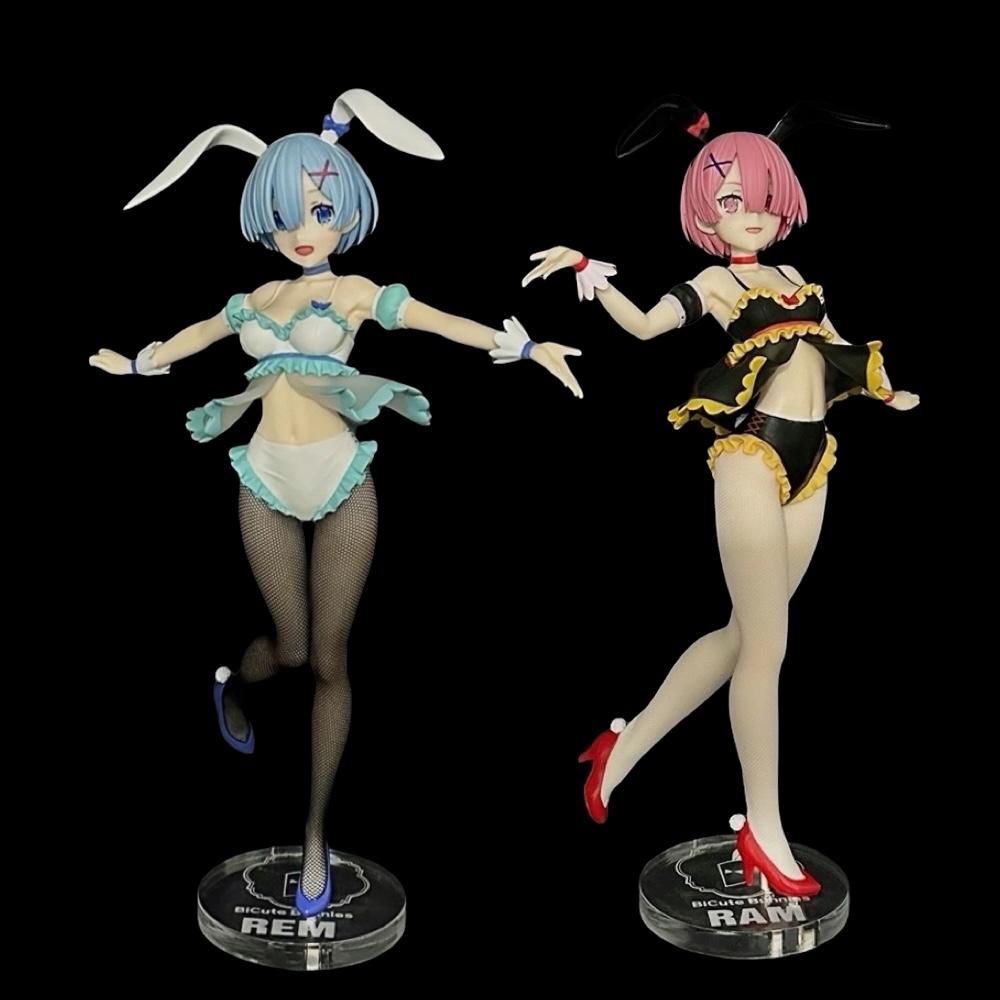 Re:Zero FuRyu Bicute 拉姆 雷姆 輕裝兔女郎 從零開始的異世界生活 公仔底座