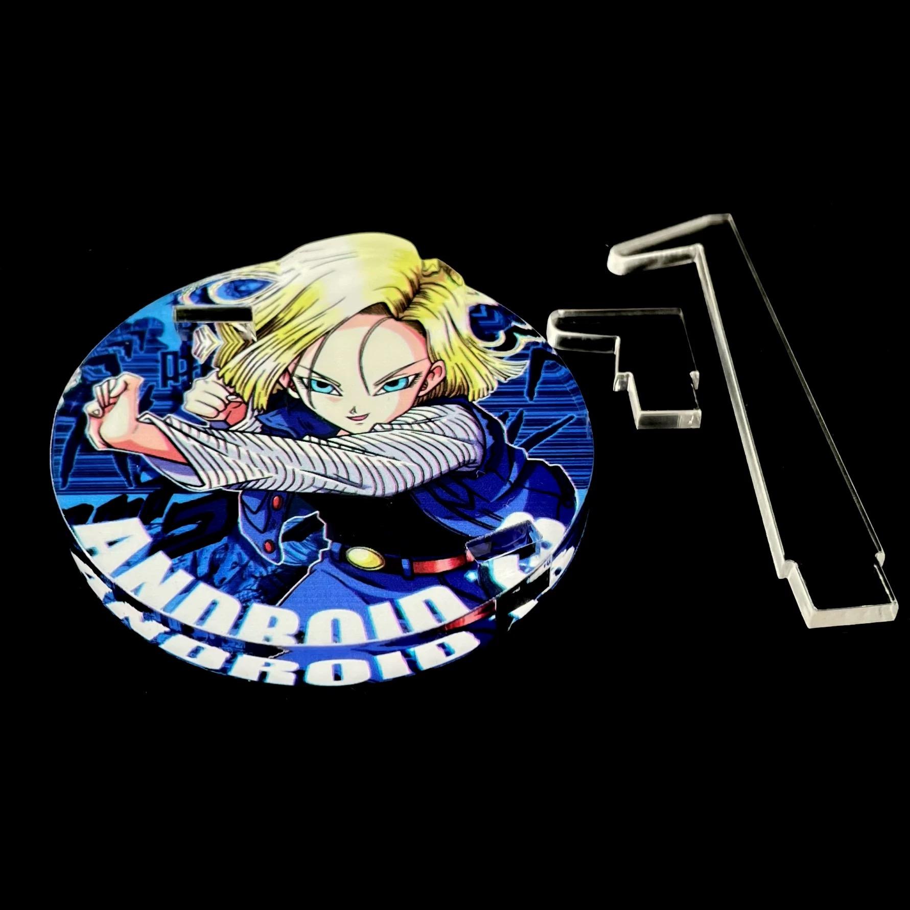 七龍珠超 一番賞 THE ANDROID BATTLE 18號 A賞 公仔底座