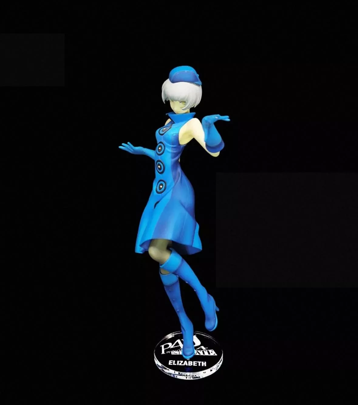 女神異聞錄 Ques PVC 伊莉莎白 公仔底座