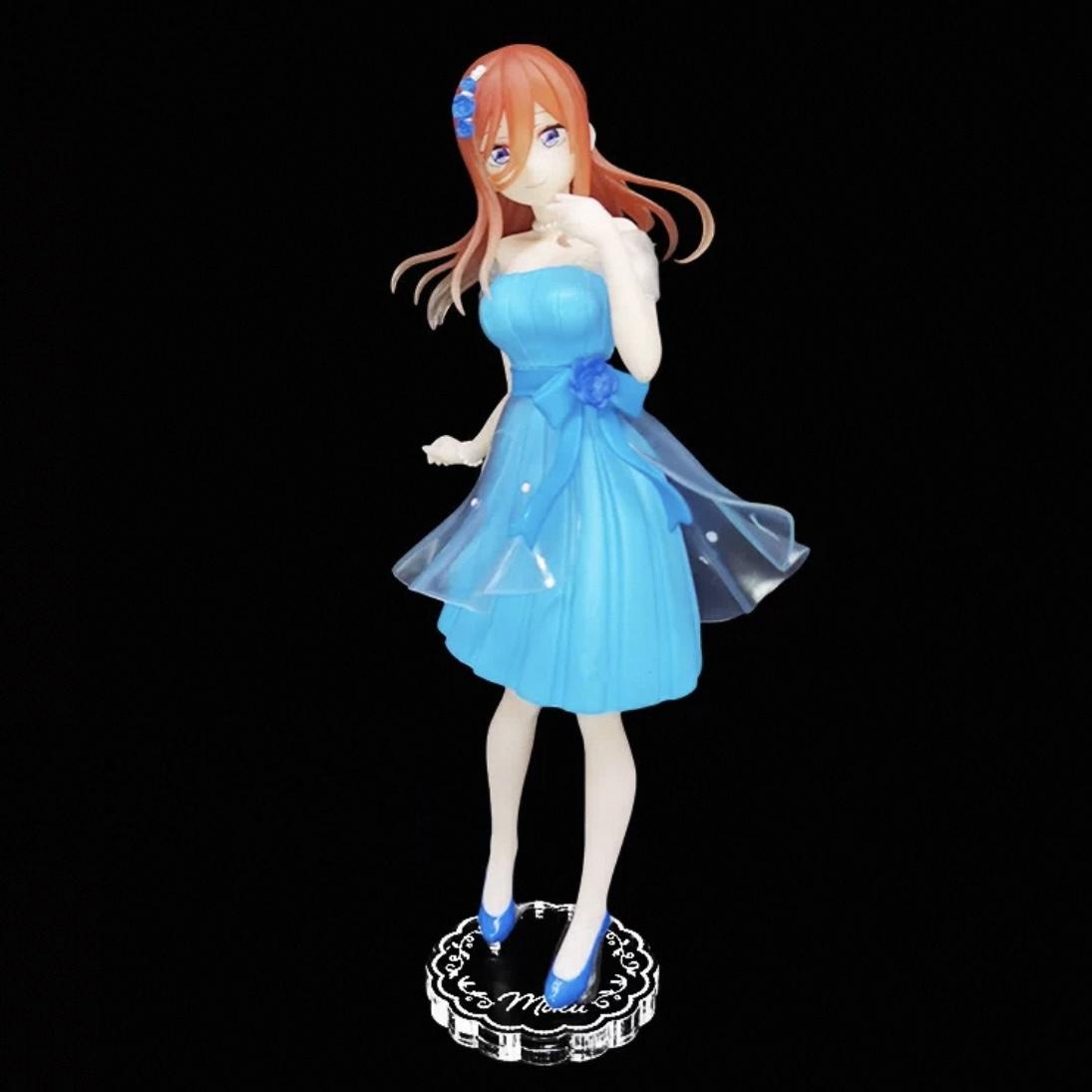 五等分的花嫁 FuRyu 粉彩洋裝ver. 三玖 公仔底座