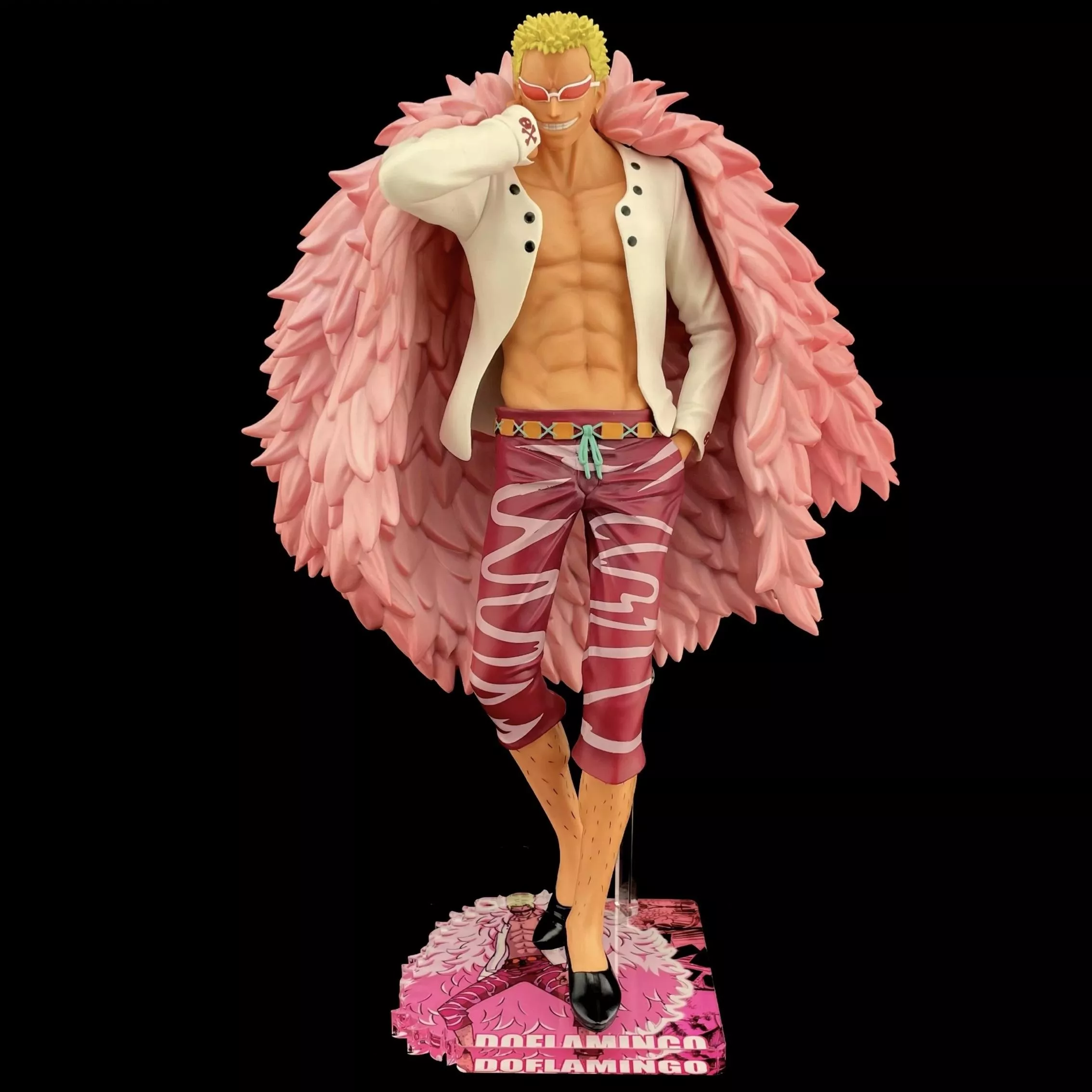 海賊王 一番賞 The Unbreakable Law 多佛朗明哥 D賞 公仔底座