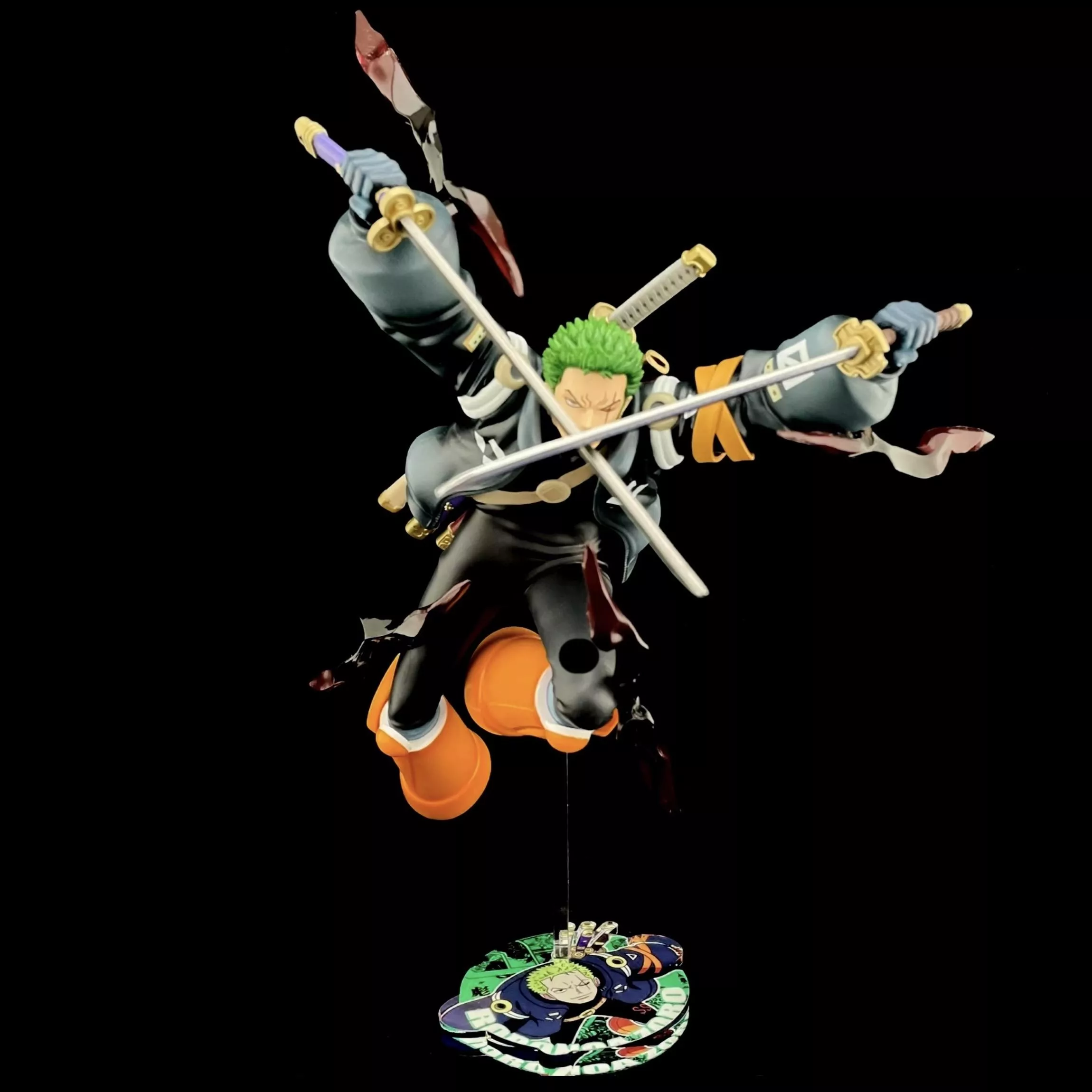 未來島蛋頭島 一番賞 ～Burst of Energy～ 索隆 B賞 公仔底座