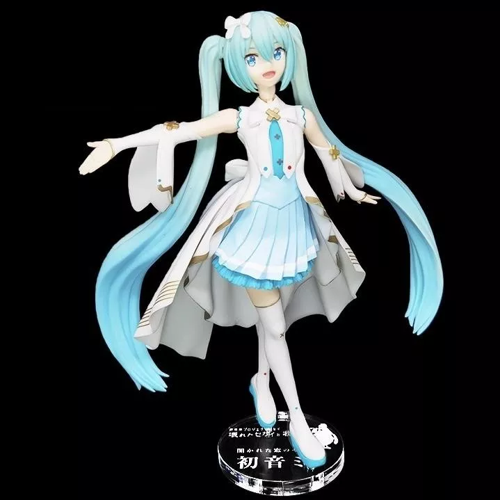 初音未來 SEGA Luminasta 封閉之窗的世界 初音 白 公仔底座