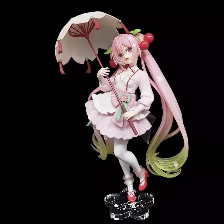 初音未來 TAITO AMP+ 初音 櫻花洋裝 ver. 公仔底座