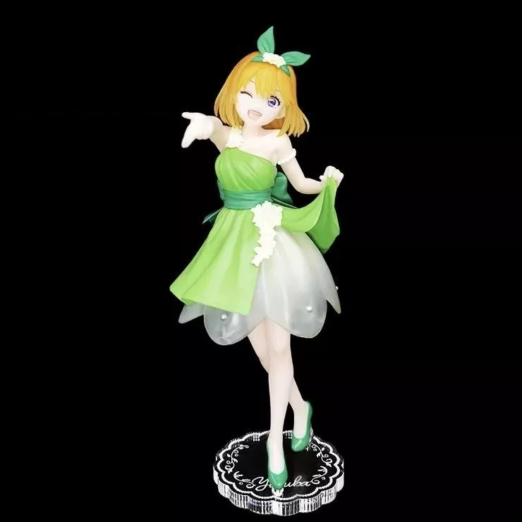 五等分的花嫁 FuRyu Trio-Try-iT 四葉 粉彩洋裝ver 公仔底座