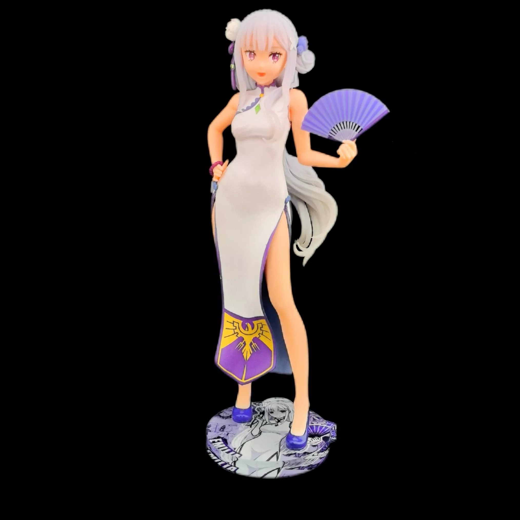 Re:Zero SEGA Dragon-dress ver. 愛蜜莉雅 旗袍ver. 從零開始的異世界生活 公仔底座