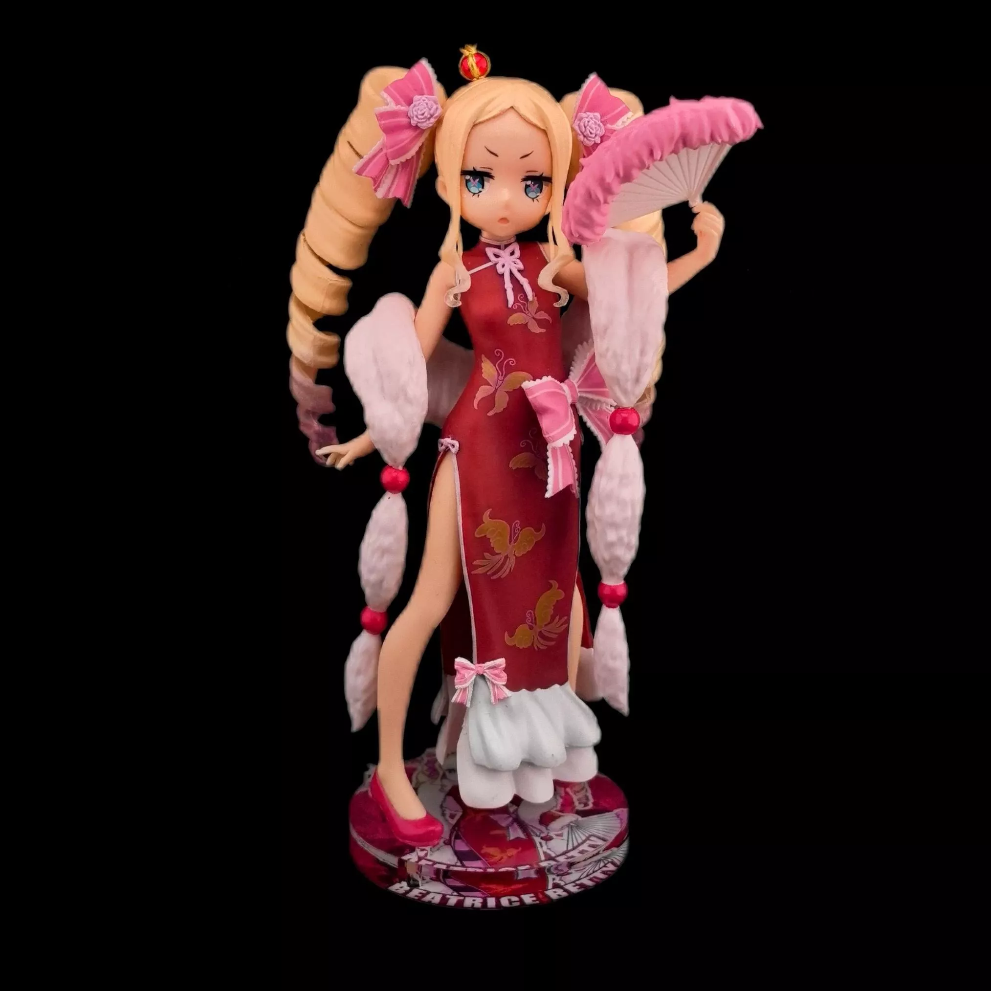 Re:Zero SEGA Dragon-dress ver. 碧翠絲 旗袍ver. 從零開始的異世界生活 公仔底座
