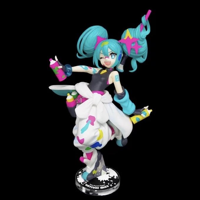 初音未來 FuRyu Trio-Try-iT 初音 塗鴉女孩 Ver 公仔底座