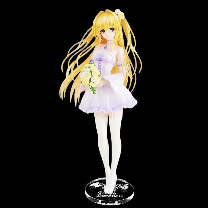 出包王女Darkness KADOKAWA 金色闇影 結婚禮服Ver 公仔底座
