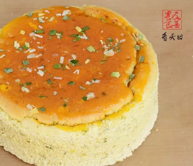 無糖三星蔥輕乳酪蛋糕